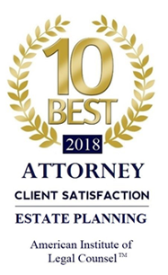 American Institute of Legal Counsel - Best Estate Planning Award